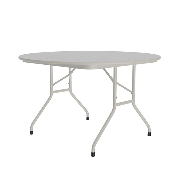 CF Melamine Folding Tables 48" Round Gray Granite